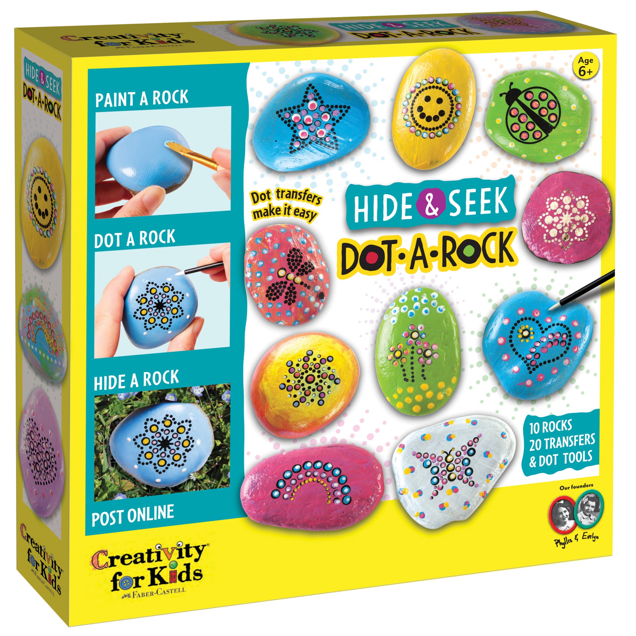 Rock Painting: Hide and Seek Dot A Rock from Creativity for Kids –  Faber-Castell USA
